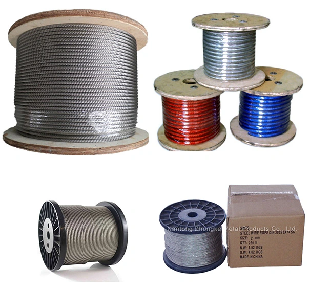 10mm-30mm Multifunctional Sling Tow Boat Ungalvanized Steel Wire Rope