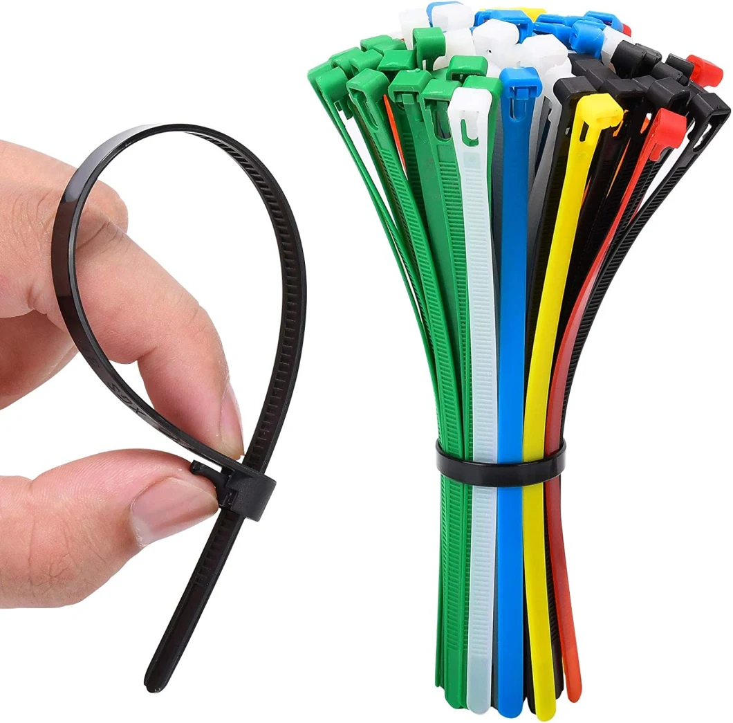 Self Locking Nylon Tie Super Heavy Wire Color Soft Release Self-Locking Plastic Cable Tie Nylon Cable Tie