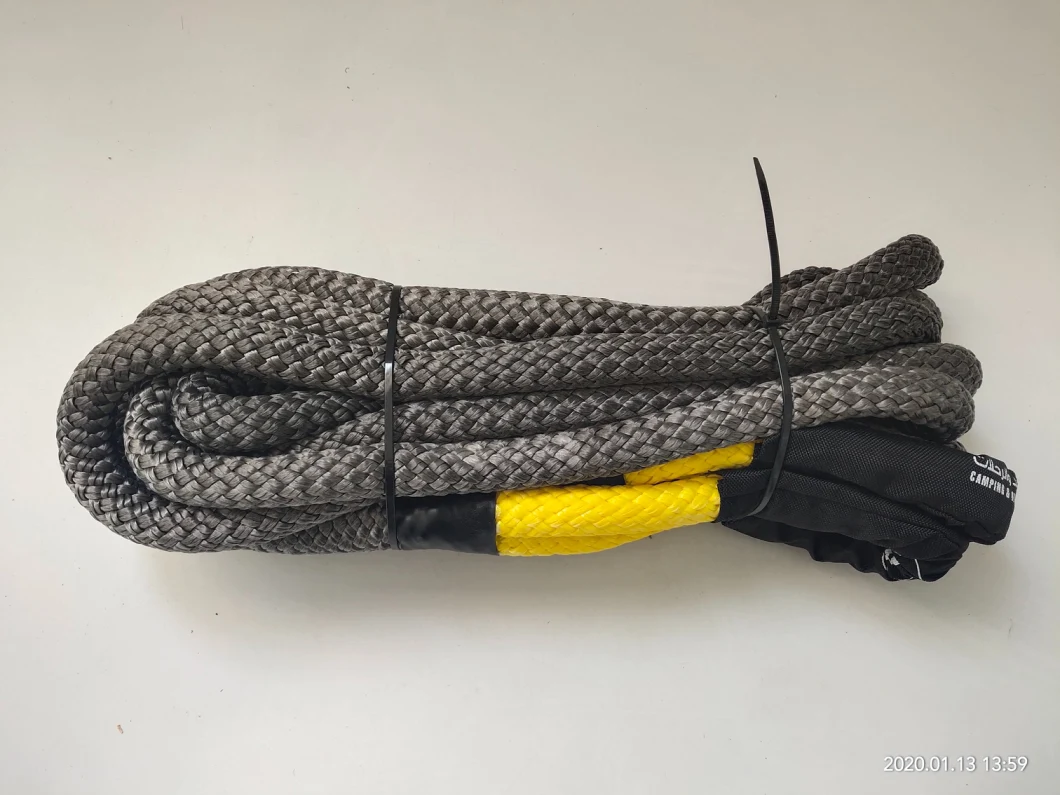Kinetic Rope Stretch Tow Rope Recovery Vehicle Double Braided Nylon Rope