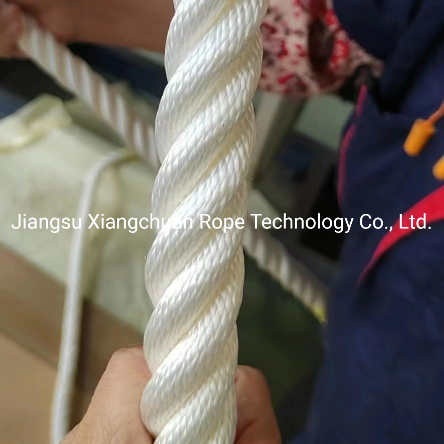 Impa Polyester Cover 12 Strand Braided Synthetic Nylon/PP/PE/UHMWPE/Hmpe Plastic Tow Marine Towing Winch Rope for Mooring and Offshore