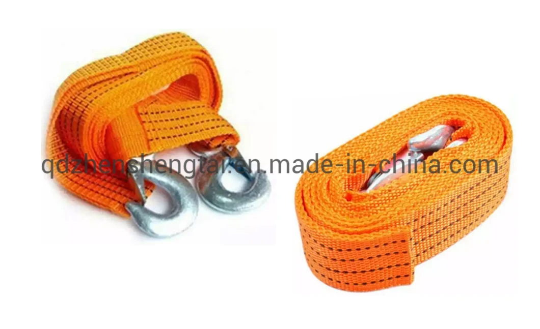 Car Tow Cable Towing Strap Rope with Hooks Emergency Heavy Duty