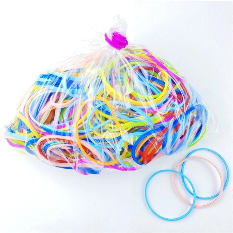 20PCS/Bag Colorful Multifunction Twist Lock Silicone Rubber Round Cable Ties for Bundling and Organizing