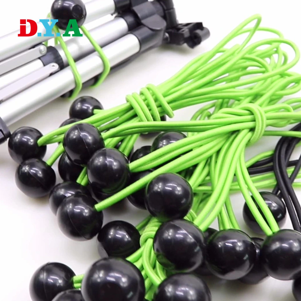 4mm Ball Bungee Cord Canopy Tent Trampoline Tie Down Elastic Cord with Plastic Ball