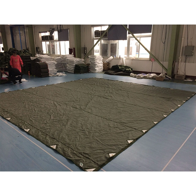 Finished Size 8&prime; X 10&prime; Canvas Tarp with Rustproof Grommets
