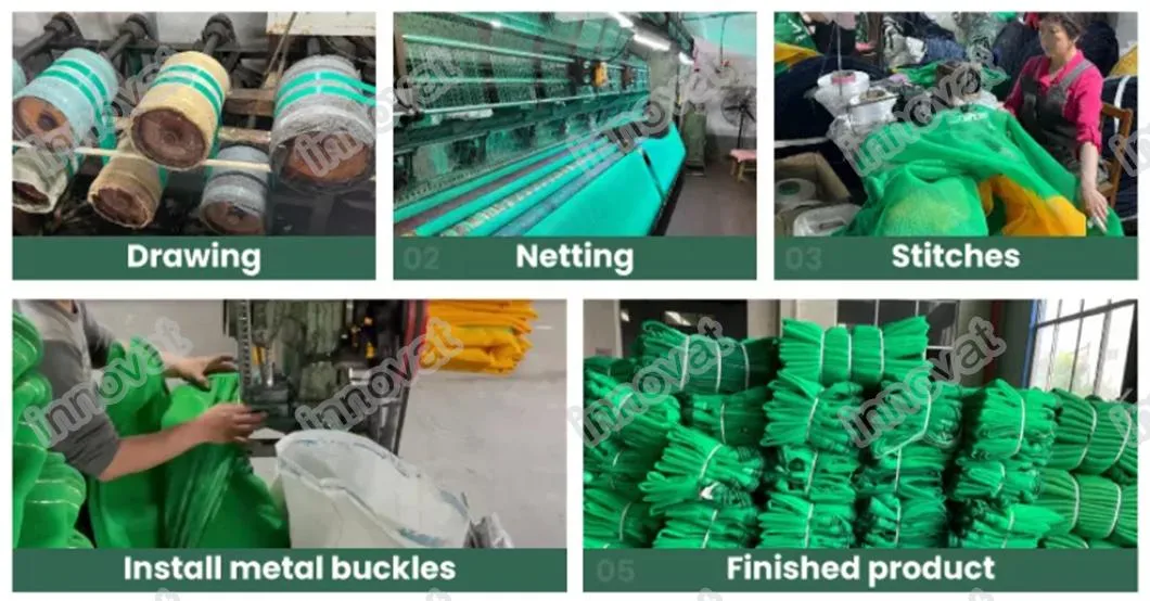 Scaffold Net Green Webbing Plastic Nets Cargo Construction Safety Net
